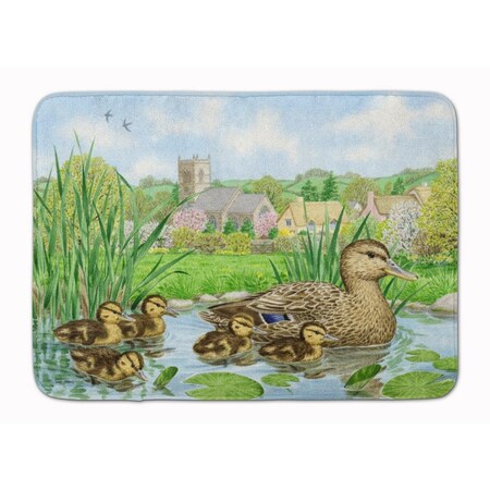 Carolines Treasures Mallard Duck Machine Washable Memory Foam Mat ASA2178RUG